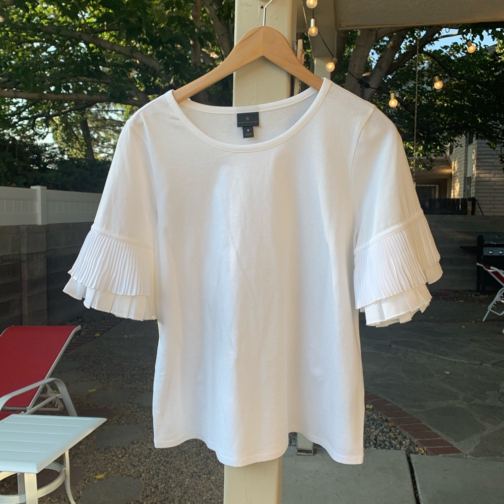Worthington M white shirt